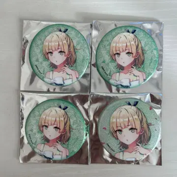 [ 덤 포함 ] 헤븐 번즈 레드 헤번 나나세 나나미 캔뱃지 4개 세트