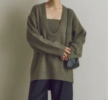 plage MY Uneck 니트