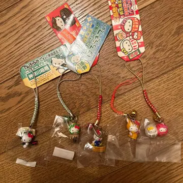 헬로키티 스트랩 5개 세트