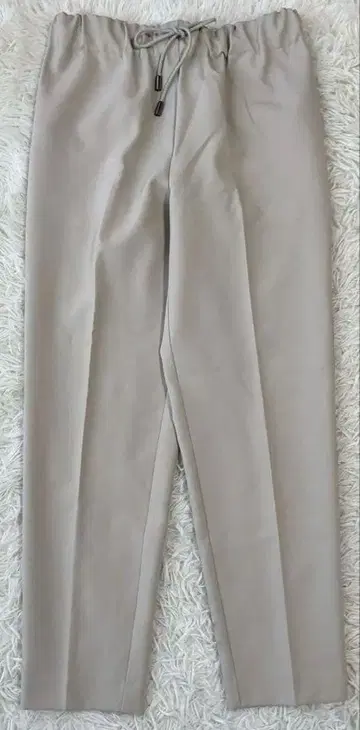 [ SOEJU 소주 ] 테이퍼드 팬츠 허리밴딩 아이보리 [ M ]