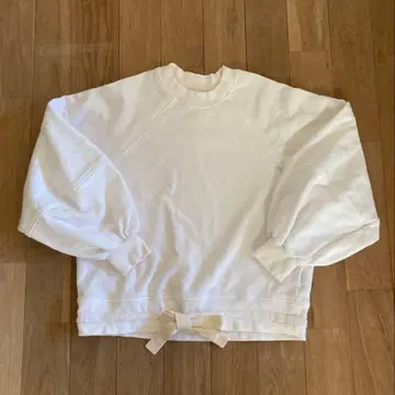 lee mathews 허리 리본 맨투맨