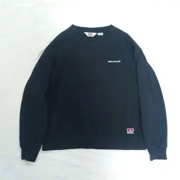 BEN DAVIS 자수 로고 심플 맨투맨 블랙 XL