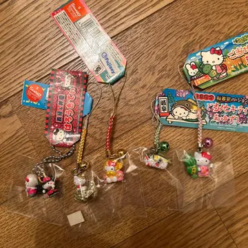 헬로키티 스트랩 5개 세트