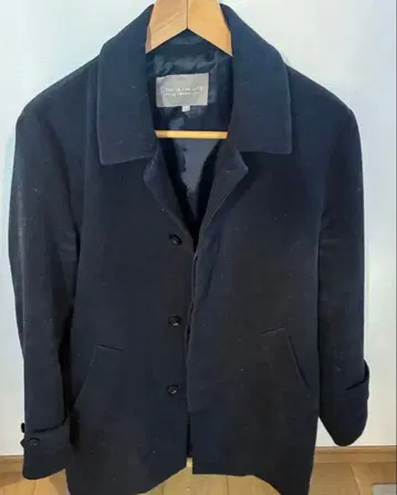 UNITED ARROWS 체스터 코트/M/울/네이비