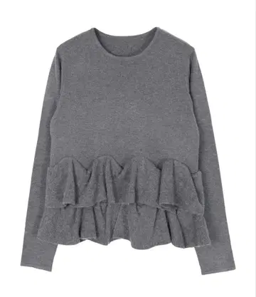 프릴 헴 니트 유어스 s 사이즈