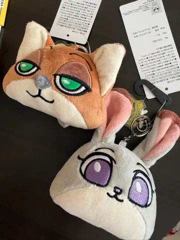 아베일 주토피아 마스코트 참 주디 닉 새상품 미사용