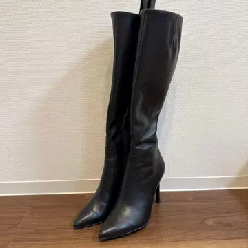 새상품급 다이애나 23.5cm 롱 부츠 블랙