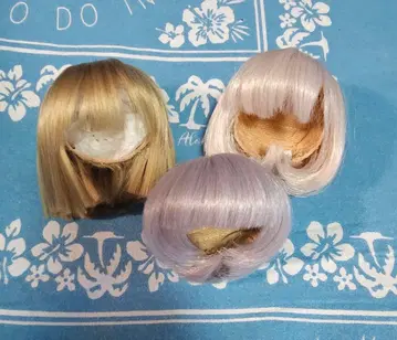 인형 7인치 가발 묶음 판매 7~8인치