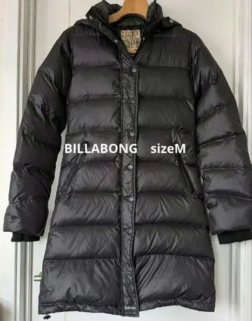 BILLABONG 여성용 빌라봉 다운 자켓 코트 블랙
