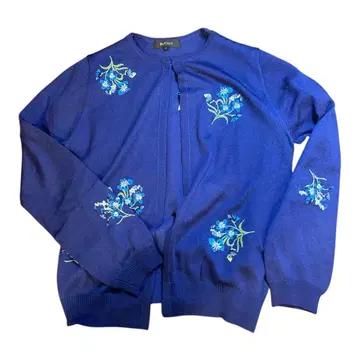 Reflect 가디건 숏슬리브 세트 사이즈 11 파랑 자수