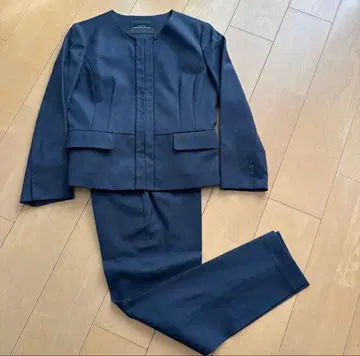 그린 레이블 릴랙싱 팬츠 수트 네이비