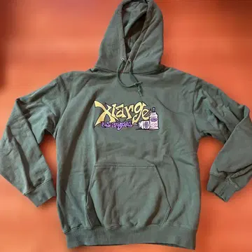 X-LARGE 그린 후드티 M 사이즈
