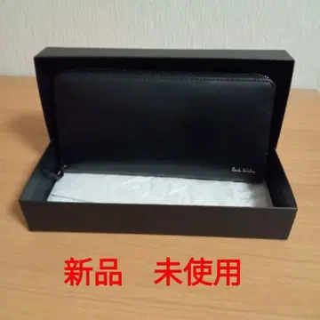 폴스미스 블랙 가죽 장지갑