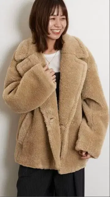 JOURNAL STANDARD relume W 프론트 보아 자켓