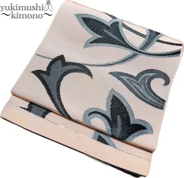 ZZ1280 나고야 오비 평직 핑크 블랙 396cm 팔로우 시 할인 OK