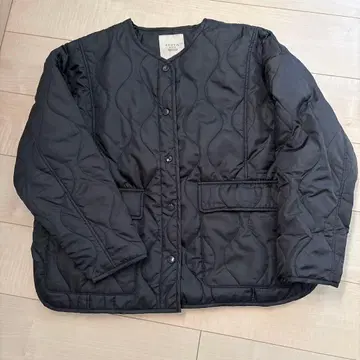 ZOOTIE 즈티 퀼팅 자켓 블랙