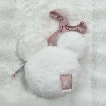 디즈니 숄더백 미니백 화이트 핑크