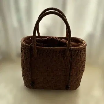 일본산 야마부도 뜨개질 바스켓백