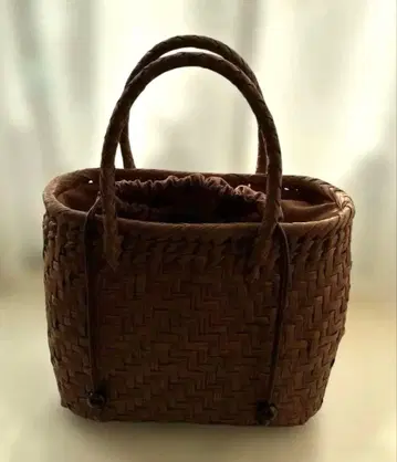 새상품급 일본산 야마부도 뜨개질 바스켓백