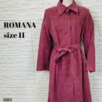 ROMANA 로마나 [새상품급] 롱 코트 핑크 11 1284