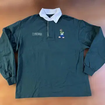 XLARGE 그린 피케 셔츠