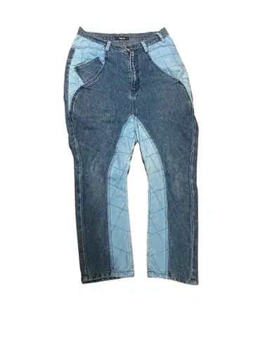 Ne-net 패치워크 데님 팬츠