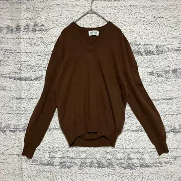 유나이티드 컬러 오브 베네통 V넥 니트 울 100% 베이직