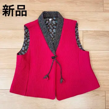 한국 전통 의상 치마저고리 조끼 베스트 방한 미사용 새상품 고급