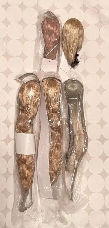 6인치 인형 가발 5세트 중고