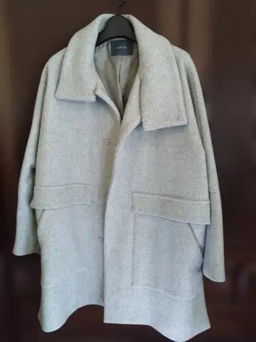 KOFTA 그레이 오버사이즈 코트