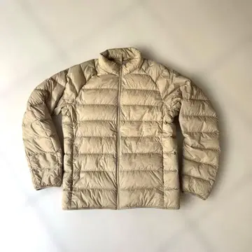 ULTRA LIGHT DOWN M 사이즈 베이지 다운 자켓