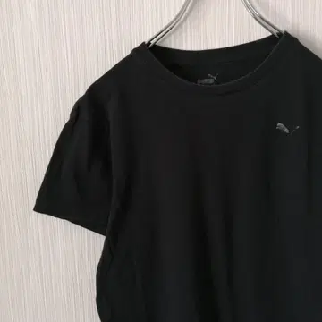 푸마 PUMA 반팔 로고 티셔츠 블랙