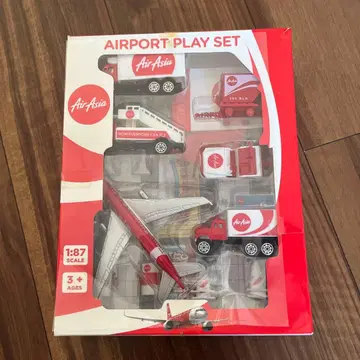 AirAsia 공항 플레이 세트 1:87 스케일