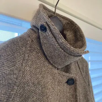 spick&span 스탠드 카라 롱 코트 36 브라운