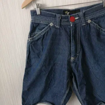 FAT 데님 팬츠 청바지 하프 팬츠