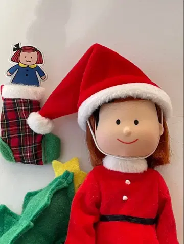 마들렌 인형 크리스마스 산타 파밀리아 상자 없음