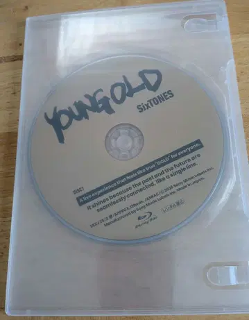 SixTONES YOUNG OLD Blu-ray Disc1 디스크만