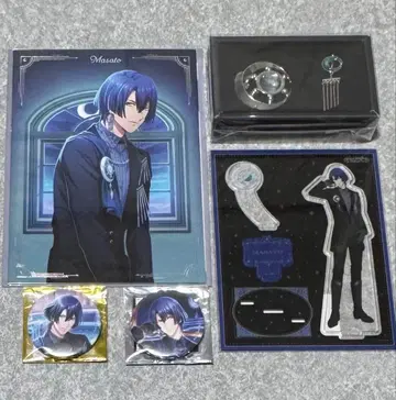 우타프리 히지리카와 마사토 아크릴 스탠드 캔뱃지 엽서 브로치 귀찌