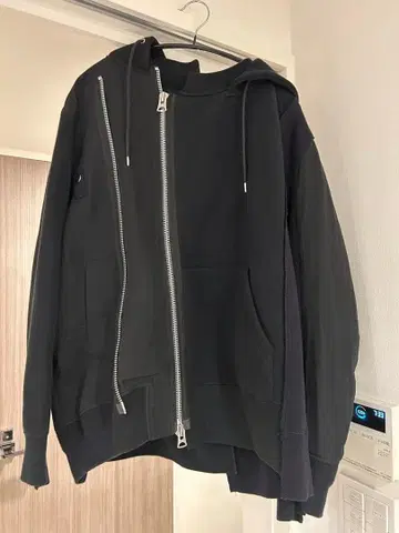 sacai 후드티 사이즈 2 블루종 자켓 라이더 맨투맨