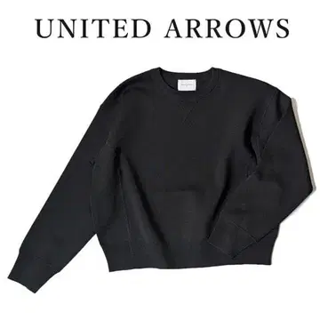 유나이티드 애로우즈 UNITED ARROWS 블랙 맨투맨 풀오버