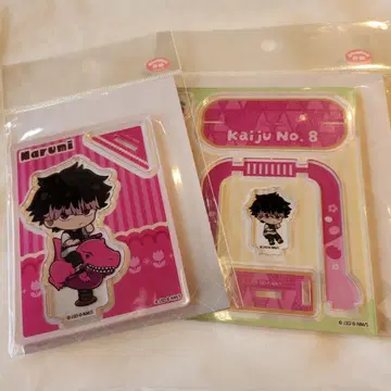 괴수 8호 나루미 겐 미니 캐릭터 스탠드 놀이기구 ver. 2종 세트