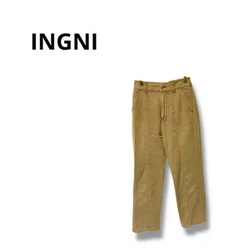 [ 잉그 ] 치노 팬츠 캐주얼 팬츠 귀여운 심플 베이지 F