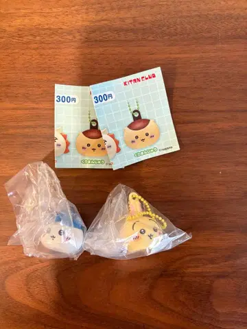 치이카와 (먼작귀) 립 캡 마스코트 토끼 하치와레 2개 세트