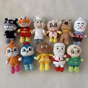 호빵맨 봉제 인형 세트 11체