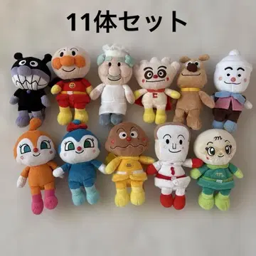 호빵맨 프리치 봉제 인형 세트 11체