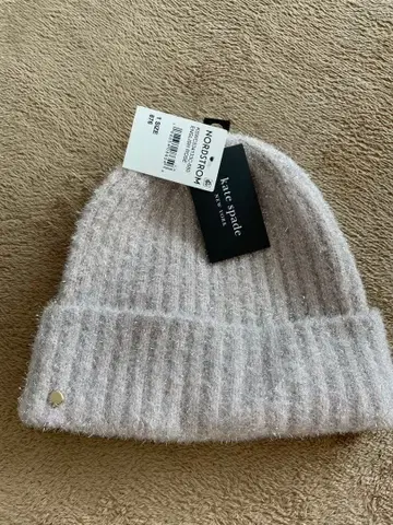 케이트 스페이드 니트 모자 핑크