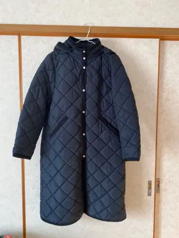 BEAMS HEART 블랙 퀼팅 자켓 L 사이즈