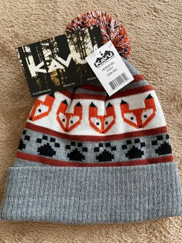 KAVU 니트 모자 여우