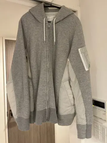 sacai ma-1 후드티 3 그레이