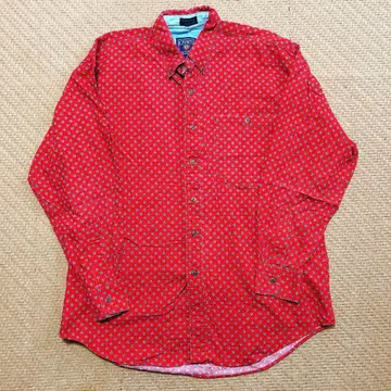 해외 구제 의류 CHAPS 랄프 로렌 별 패턴 크리스마스 셔츠 L 사이즈